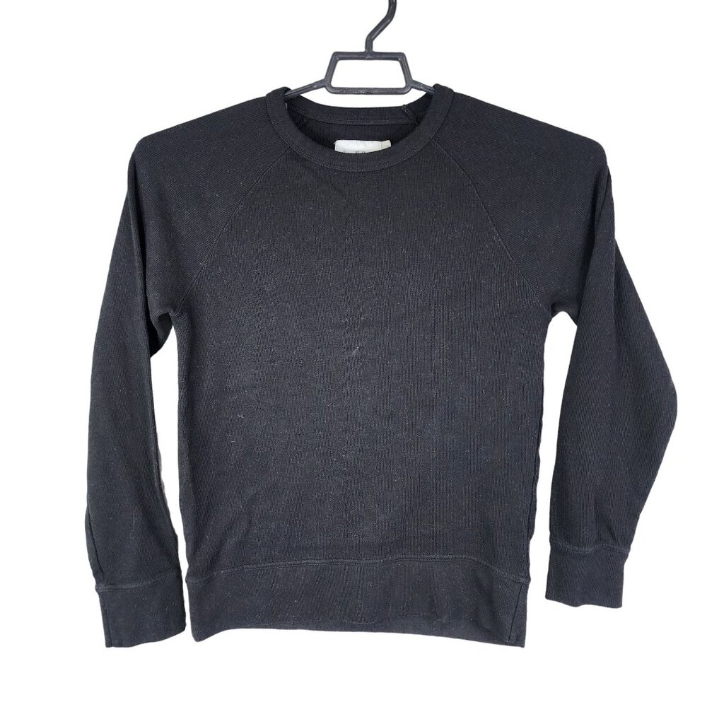 Mens Black Goodfellow & Co Sweatshirt Fleece Long Sleeve Crew Neck Size S